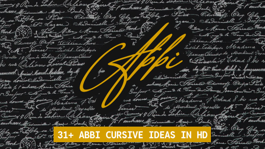 Abbi name signatures