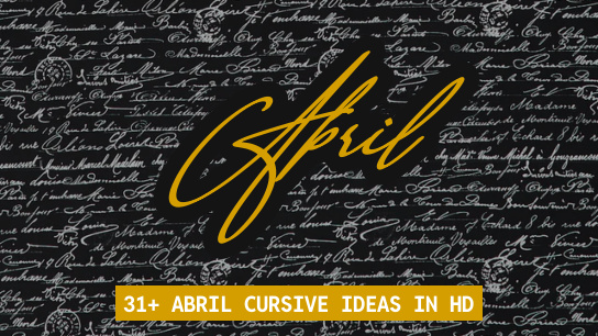 Abril name signatures