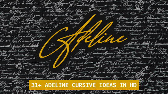 Adeline name signatures