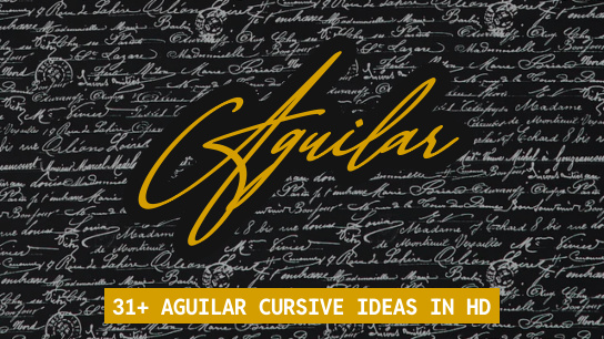 Aguilar name signatures