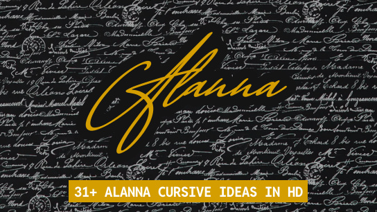 Alanna name signatures