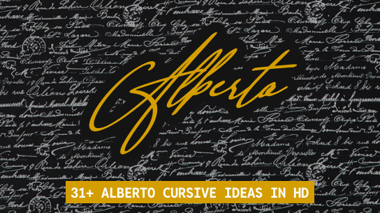 Alberto name signatures