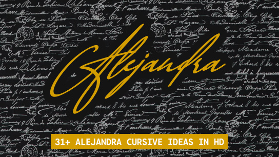 Alejandra name signatures