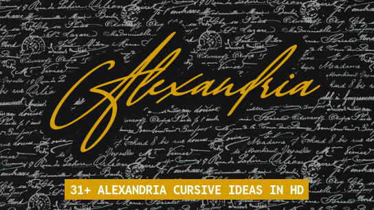 Alexandria name signatures