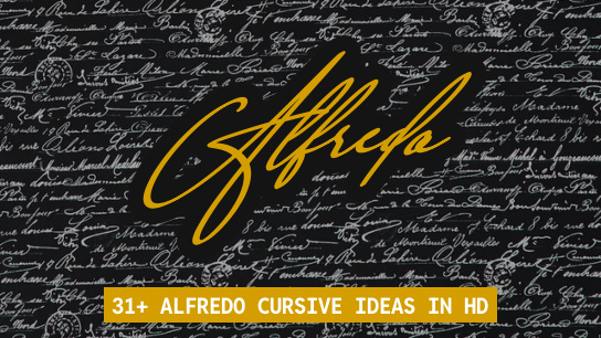 Alfredo name signatures