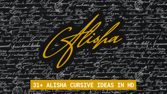 Alisha name signatures