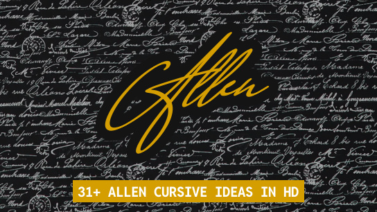Allen name signatures