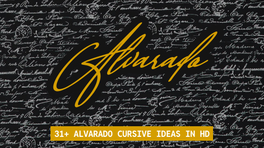 Alvarado name signatures