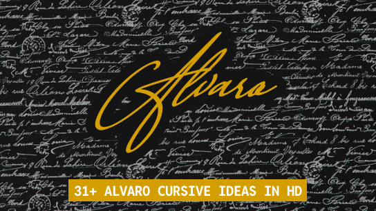 Alvaro name signatures