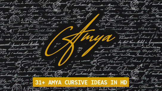 Amya name signatures