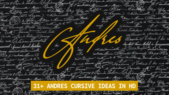 Andres name signatures