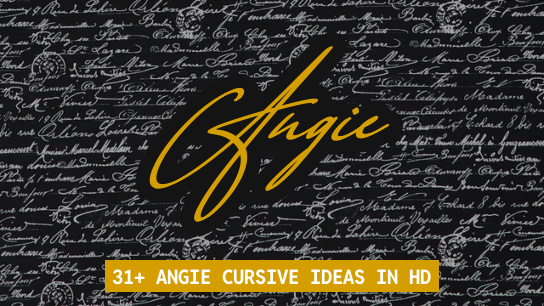 Angie name signatures