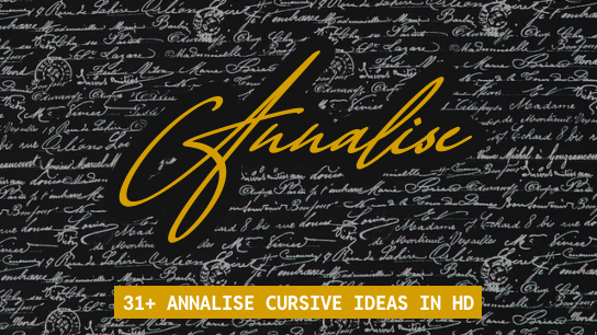 Annalise name signatures