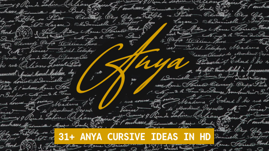 Anya name signatures