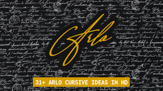 Arlo name signatures