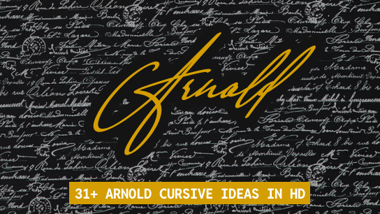 Arnold name signatures
