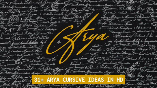 Arya name signatures