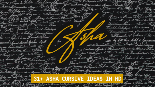 Asha name signatures