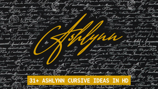 Ashlynn name signatures