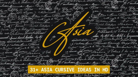 Asia name signatures