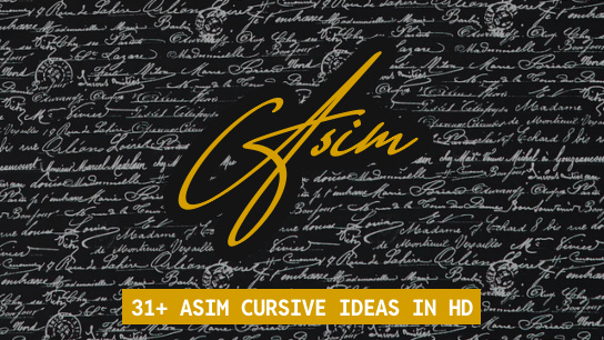 Asim name signatures