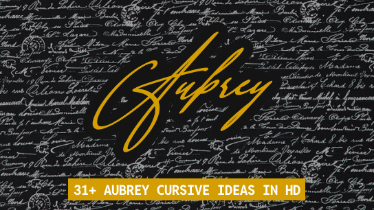 Aubrey name signatures