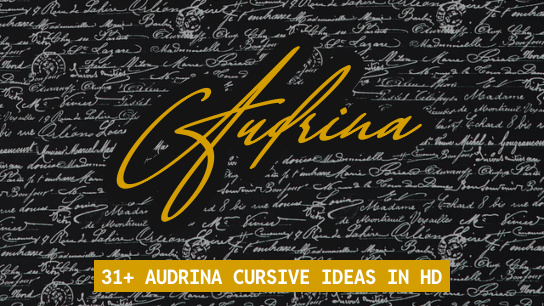 Audrina name signatures