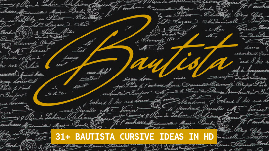 Bautista name signatures