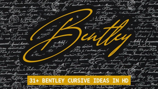 Bentley name signatures
