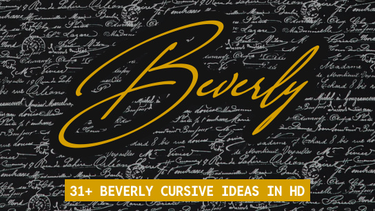 Beverly name signatures