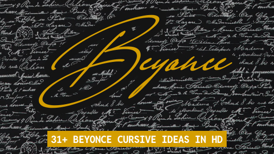 Beyonce name signatures