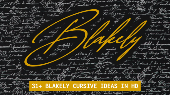 Blakely name signatures