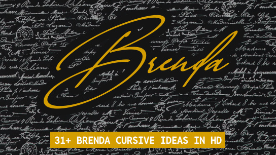 Brenda name signatures