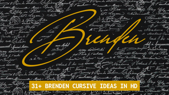 Brenden name signatures