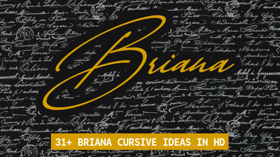 Briana name signatures