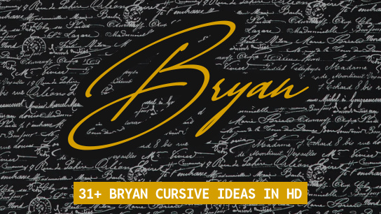 Bryan name signatures