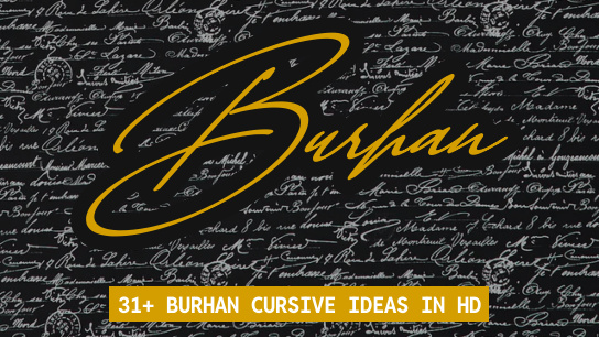 Burhan name signatures