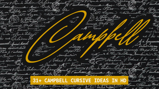 Campbell name signatures