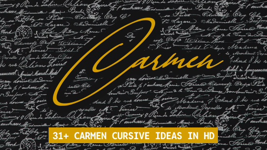 Carmen name signatures