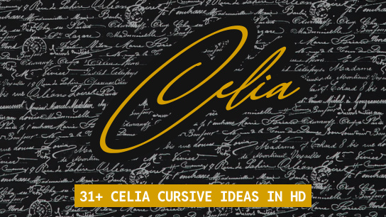 Celia name signatures