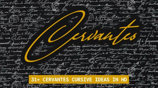 Cervantes name signatures