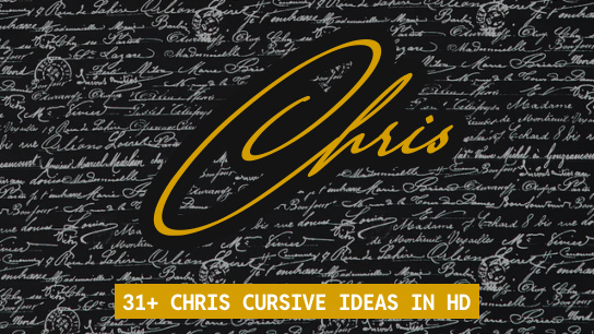 Chris in Cursive ⚡ | 100+ Signature Ideas 2025