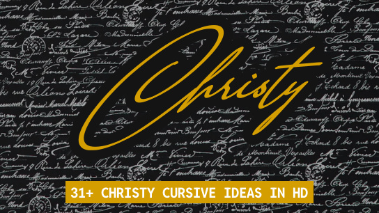 Christy name signatures