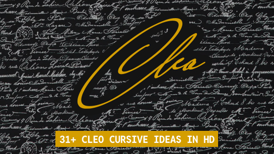 Cleo name signatures