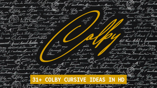 Colby name signatures