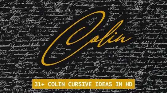 Colin name signatures