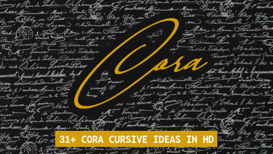 Cora name signatures