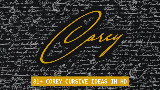 Corey name signatures
