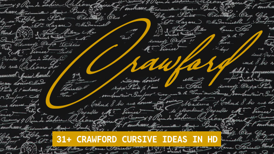 Crawford name signatures