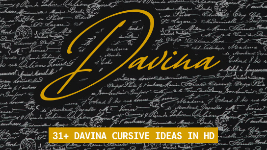Davina name signatures